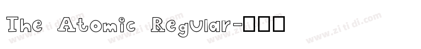 The Atomic Regular字体转换